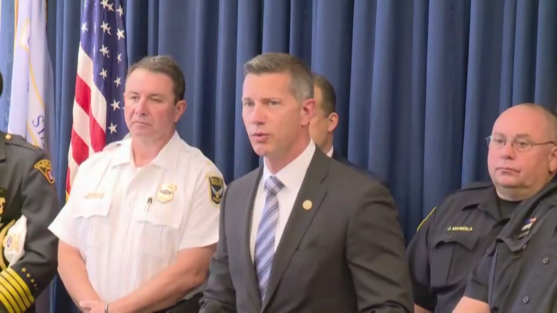 Aug. 29, 2019: Eric Smith of the FBI discusses the case involving James Reardon, who is in federal custody for alleged threats against the Jewish Community Center of Youngstown. Smith provided a list of the weapons that were found at Reardon's home when authorities executed a search warrant earlier this month.