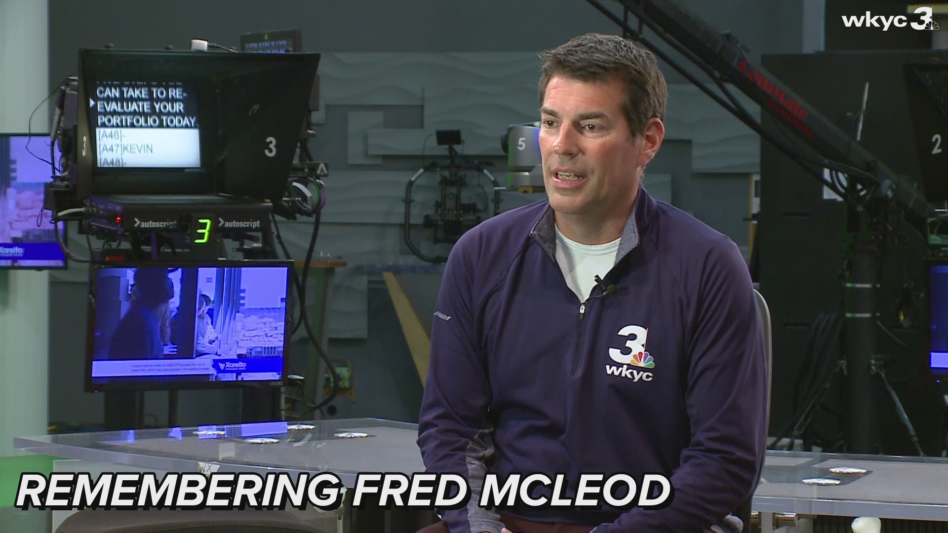The Cleveland Cavaliers announced on Tuesday that TV play-by-play announced Fred McLeod has passed away.