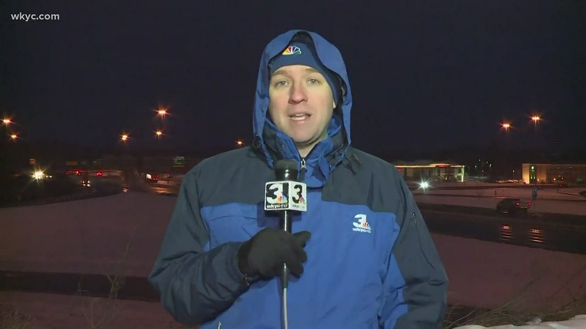 Ryan Haidet has an update on driving conditions in Summit County at I-77 at Rout 18.