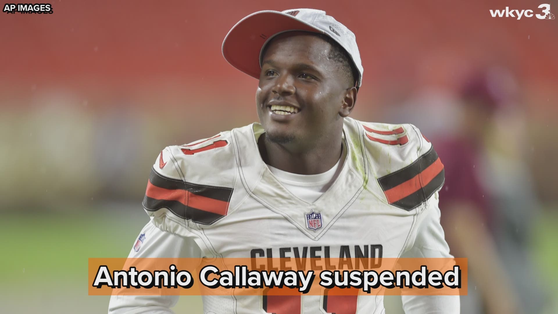 Cleveland Browns wide receiver Antonio Callaway has been suspended 4 games as the result of a violation of the NFL's substance abuse policy.