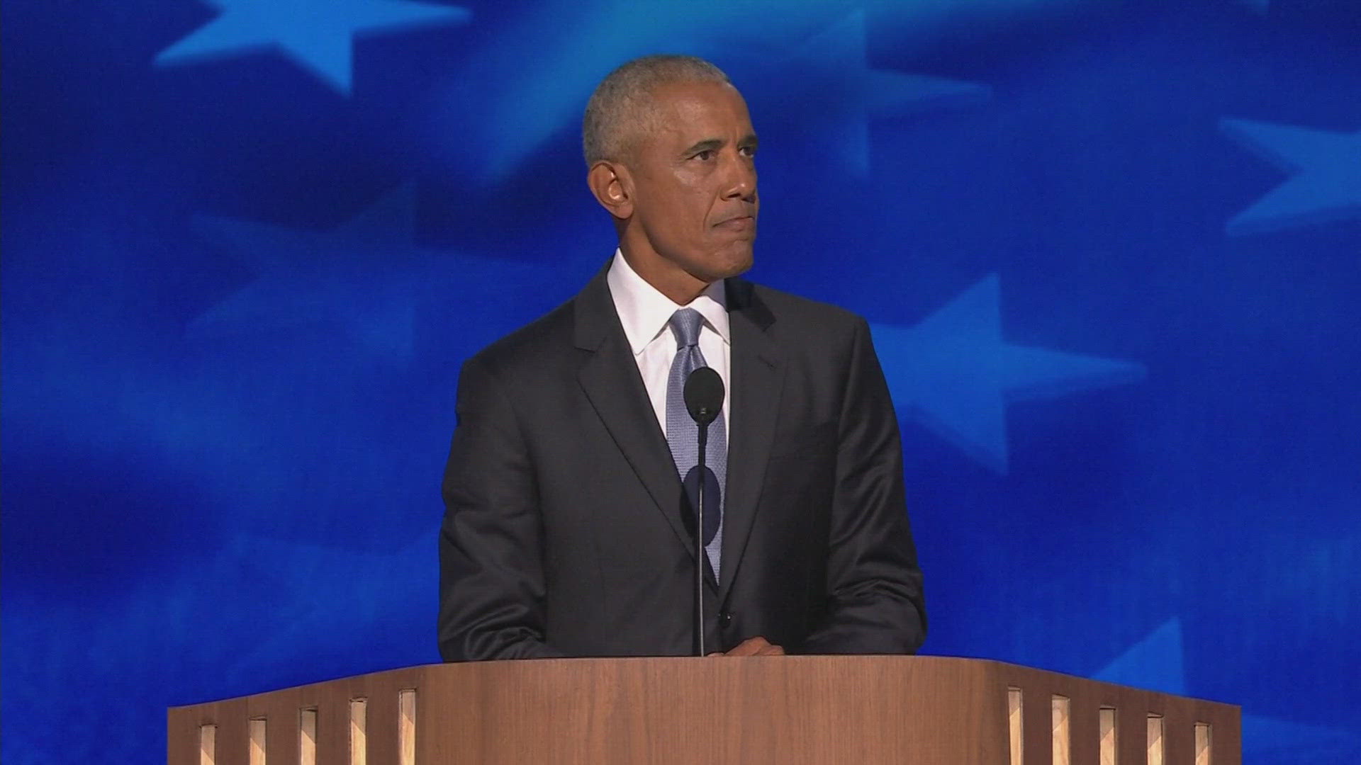 Former President Barack Obama and Michelle Obama energized millions more on Harris' behalf inside the United Center in Chicago.