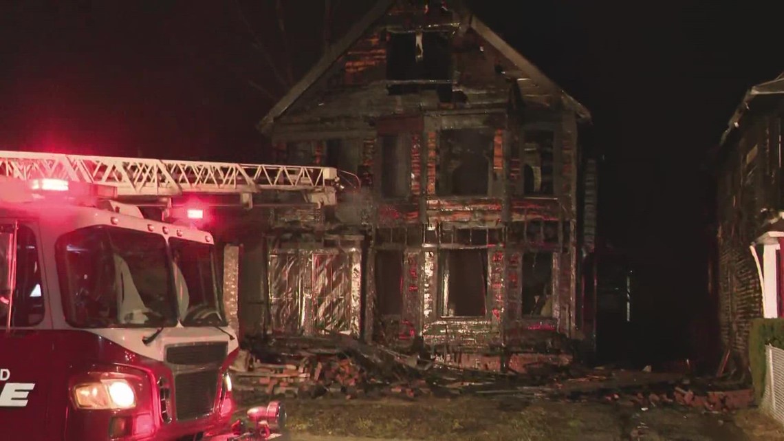 Fire destroys home on east side of Cleveland, severely damages another