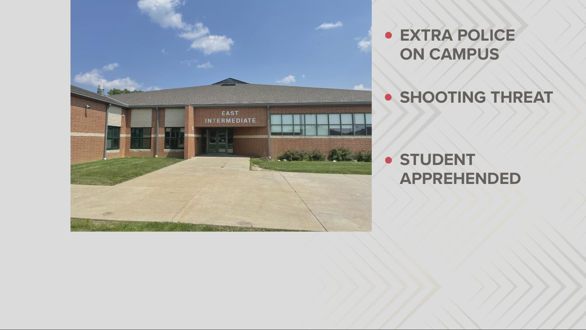 The Midview Schools will have "an increased police presence" on campus for Tuesday with the school resource officer rotating through buildings.