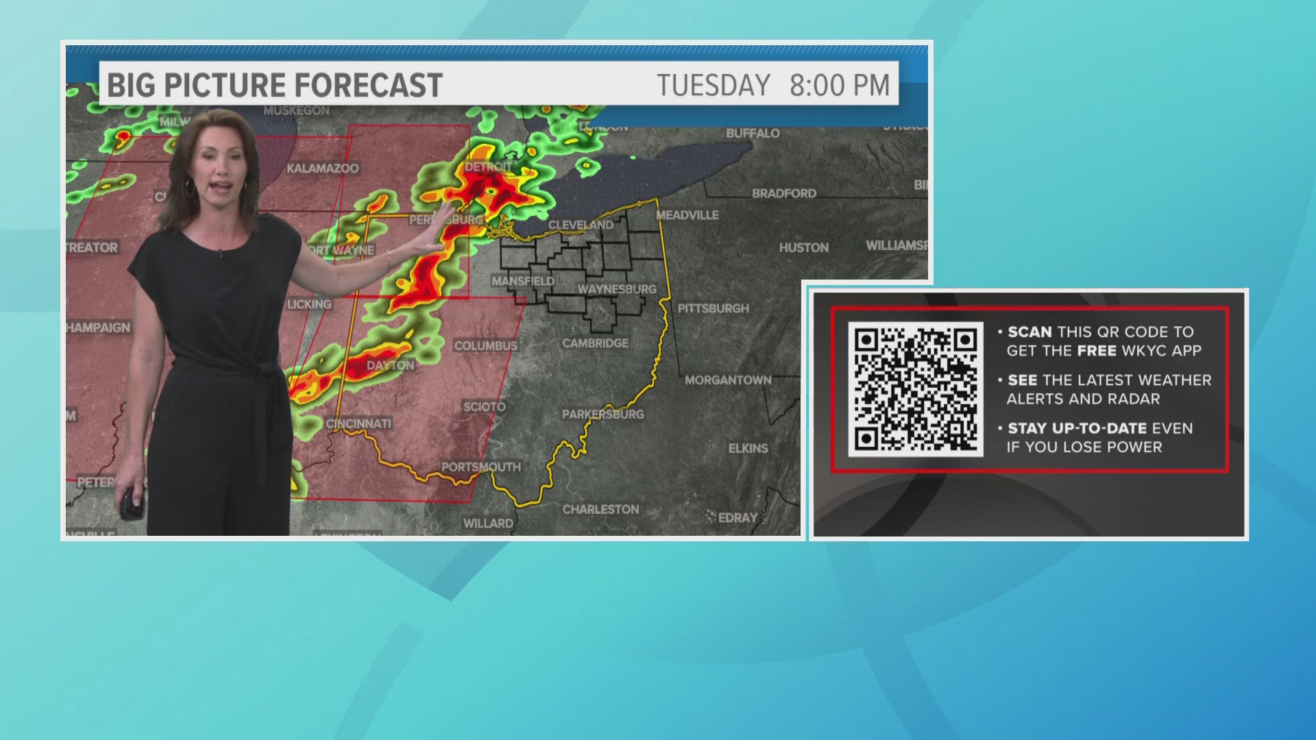 Tornado watches remain west of the area for now, but Betsy Kling is keeping an eye on the situation as it unfolds.