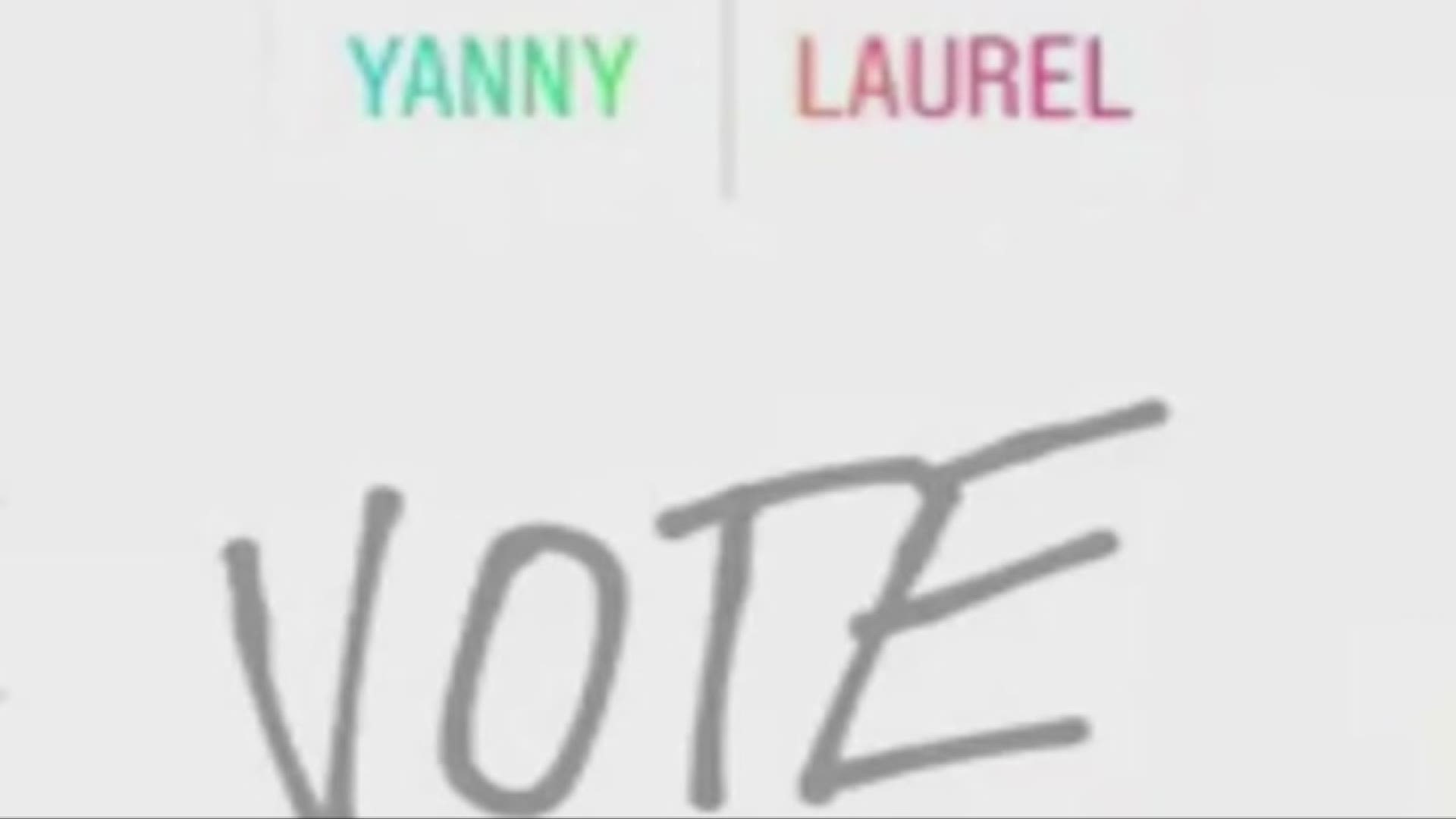 May 16, 2018: An audio clip is taking social media by storm because people can't seem to agree if it's saying "Yanny" or "Laurel." What are you hearing?