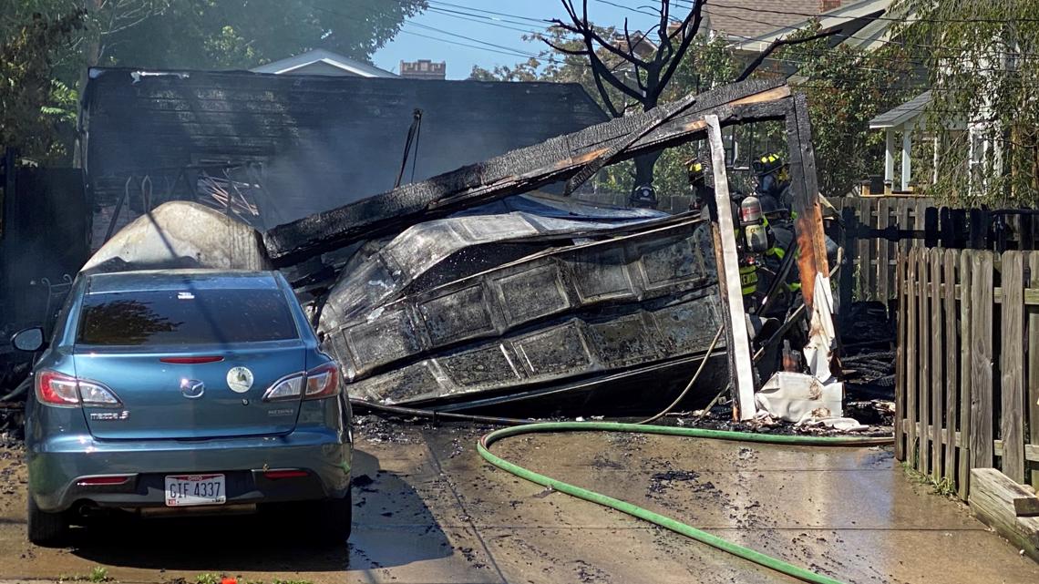 Smoke Visible For Miles After Garage Catches Fire In Lakewood | Wkyc.com