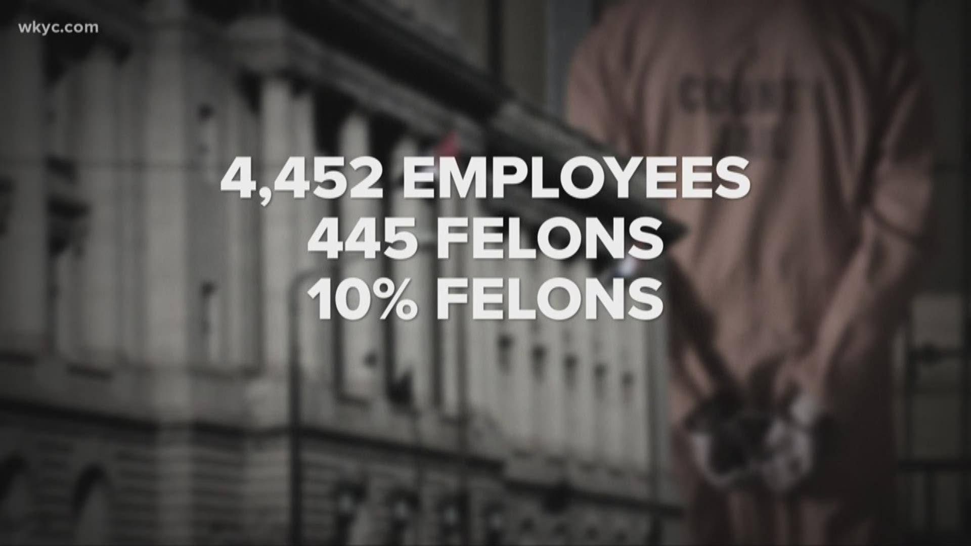 Investigation uncovers hundreds of convicted felons on city payroll