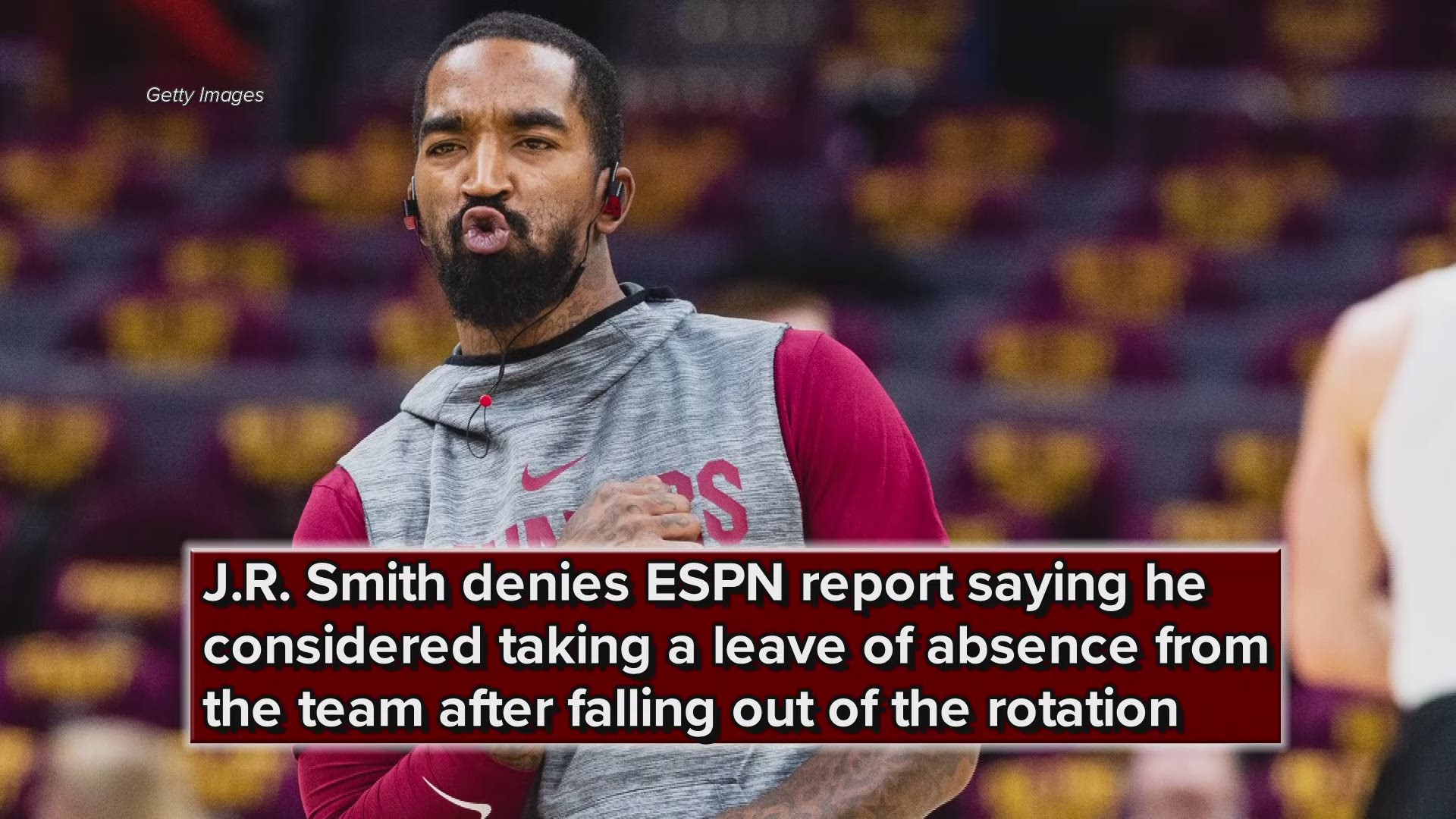 J.R. Smith denies report, says he was given option to take leave from Cleveland Cavaliers