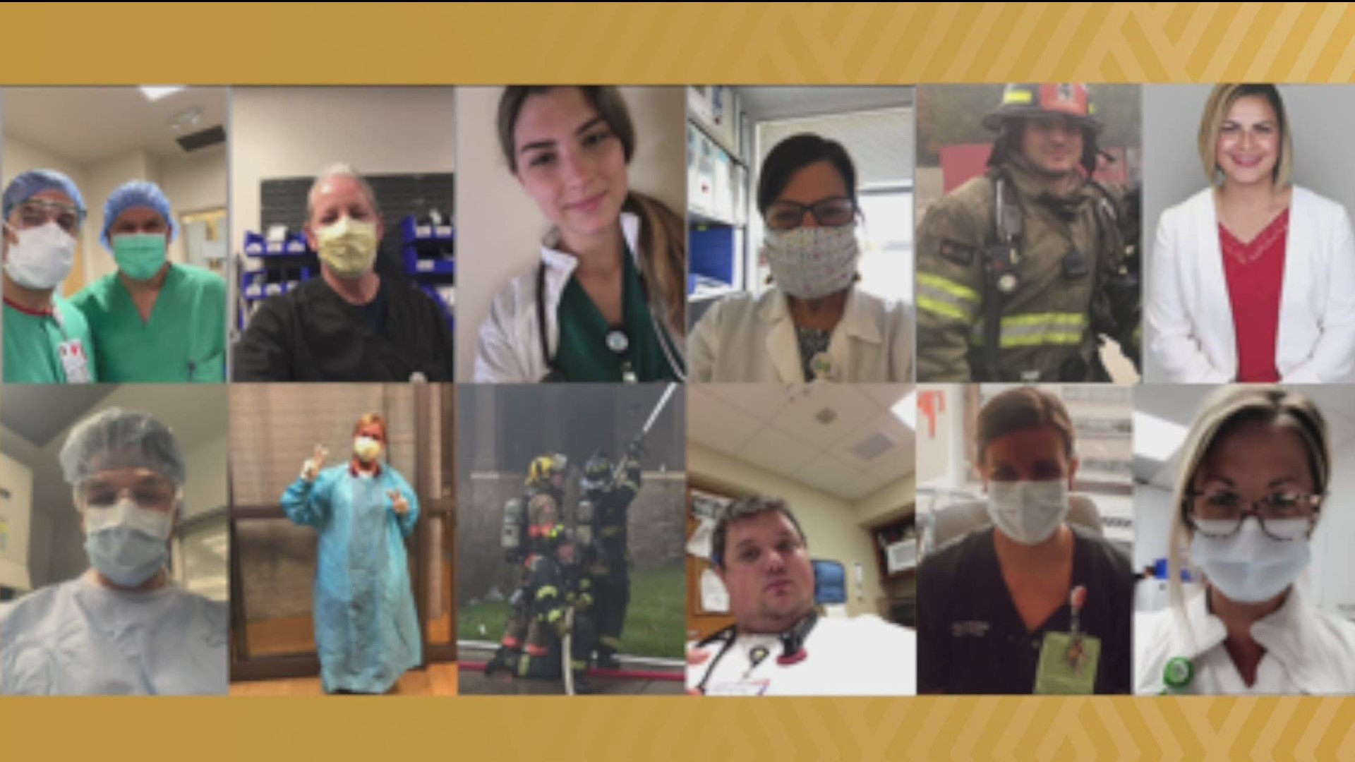 The Longville family includes five nurses, two occupational therapists, a respiratory therapist, two firefighters, an anesthesiologist, and a pharmacist.