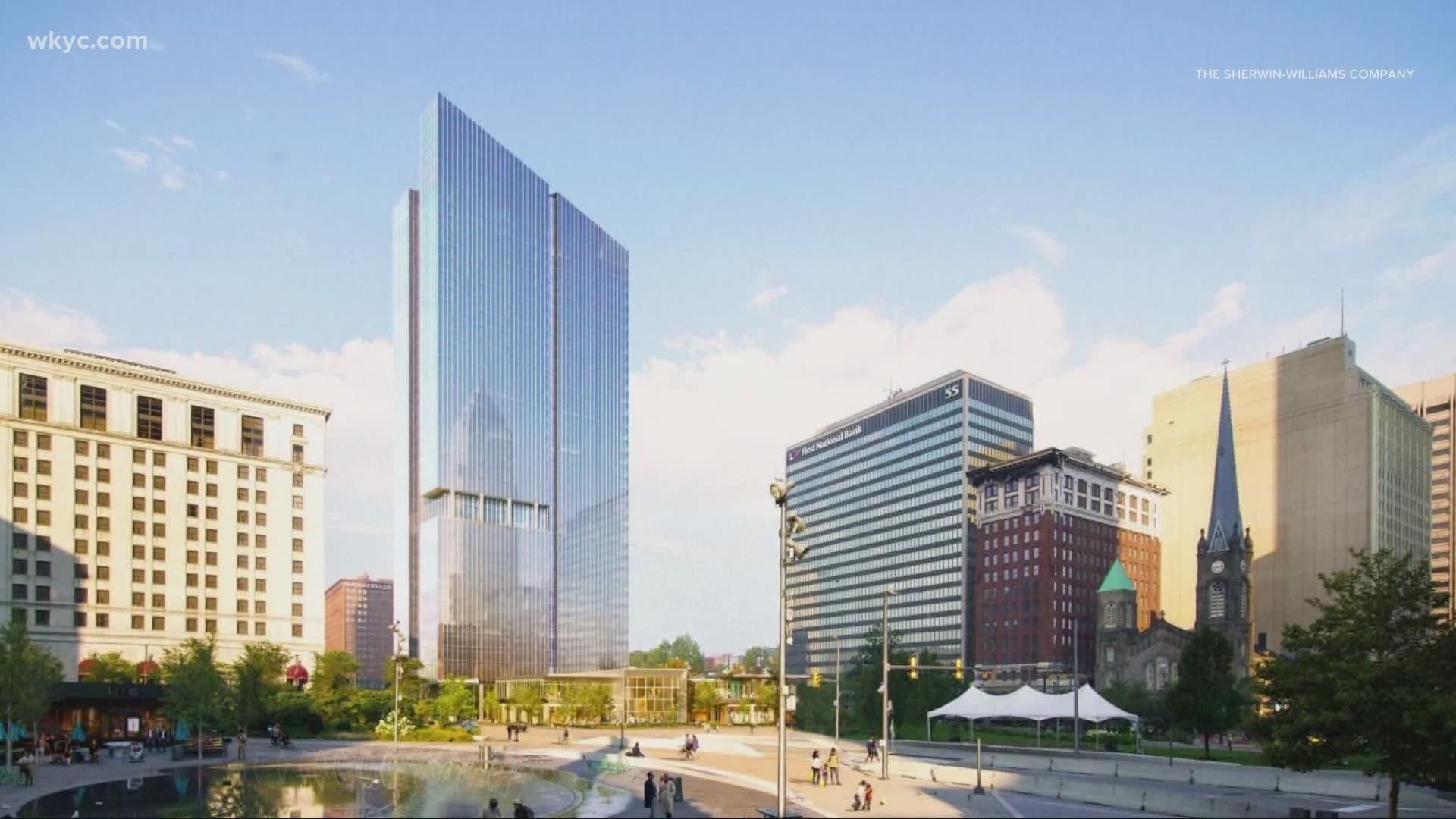 Groundbreaking for Sherwin-Williams' global headquarters is expected to take place before the end of this year, with completion scheduled for late 2024.