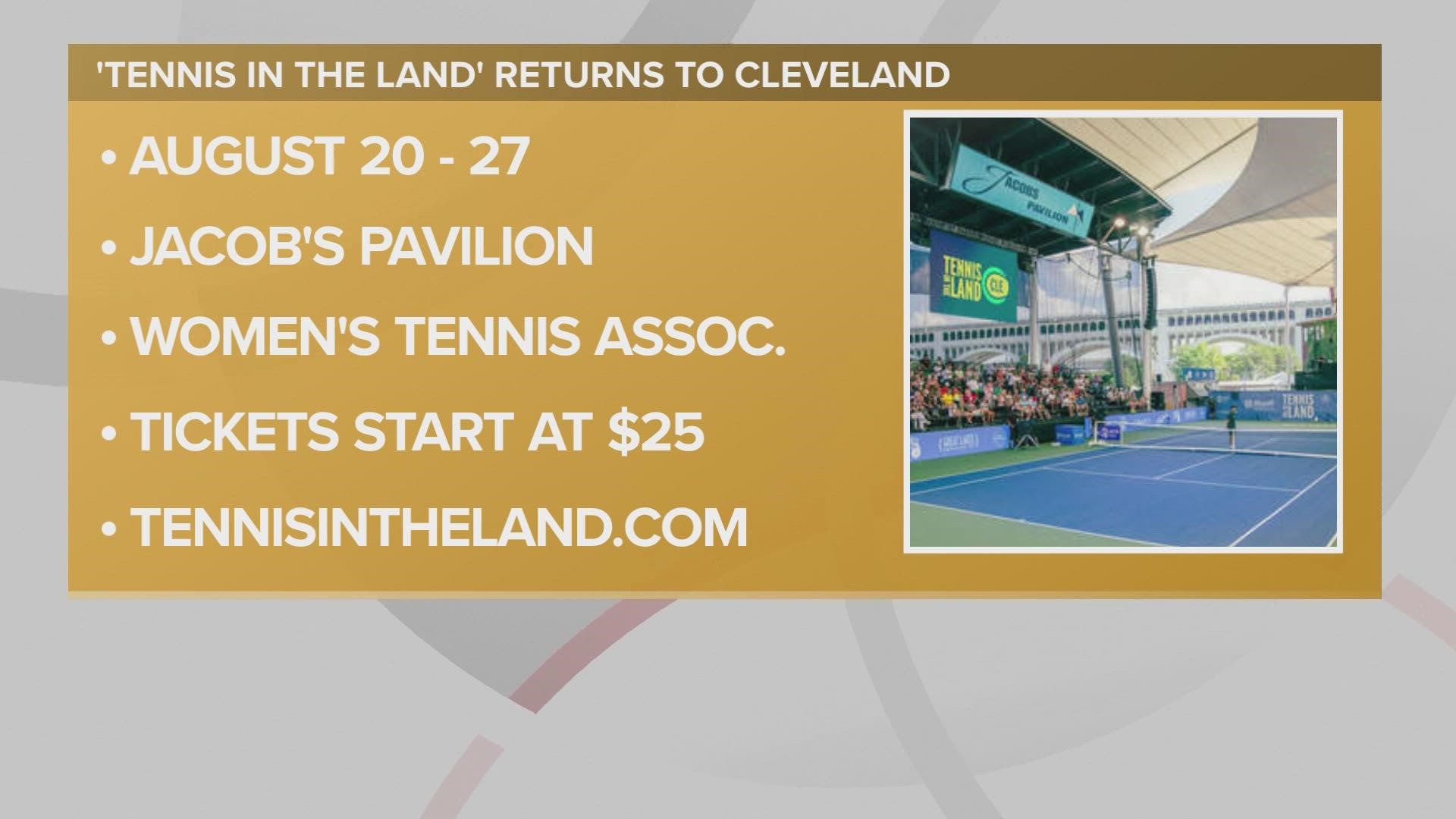 Tennis In The Land returns to Cleveland for 2022 event