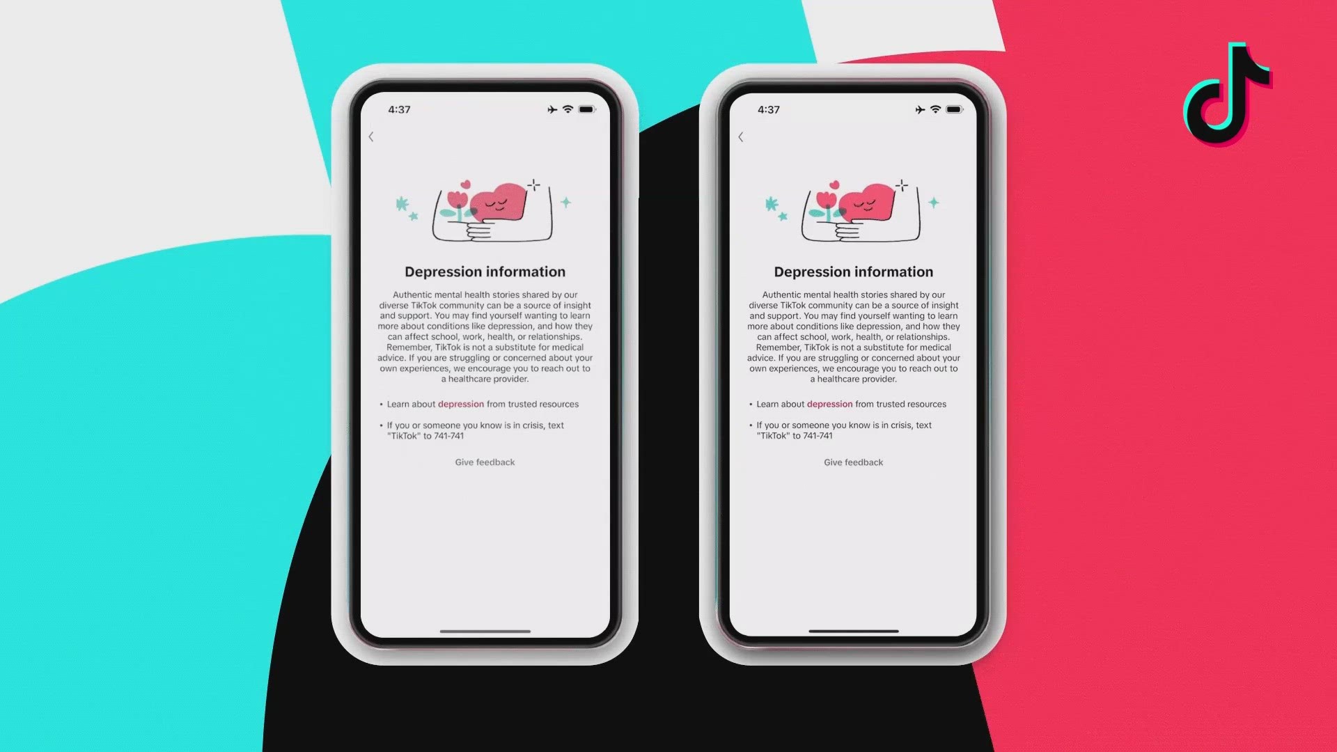 Starting Oct. 10, World Mental Health Awareness Day, TikTok searches for mental health issues will link to Cleveland Clinic and National Institute of Mental Health.