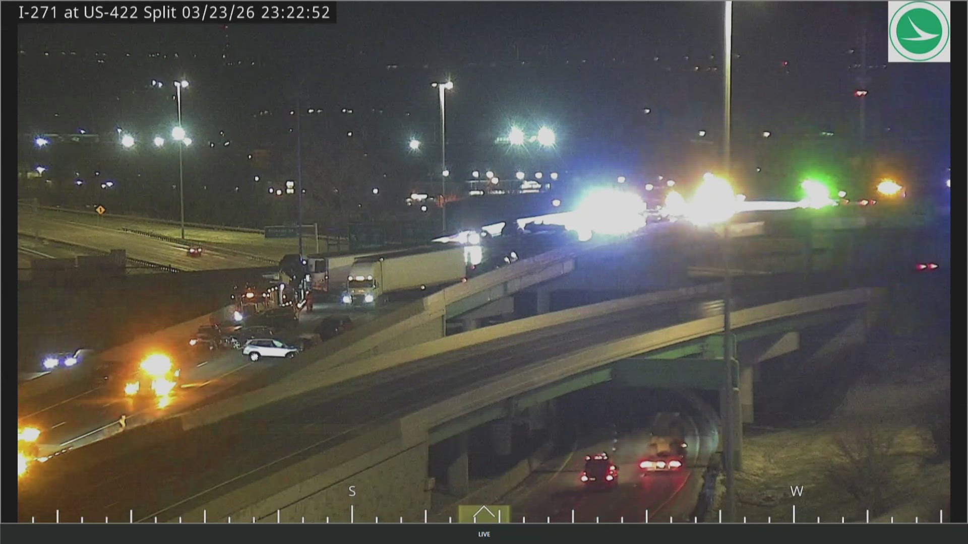 Scene cleared on I-271 North in Warrensville Heights after crash
