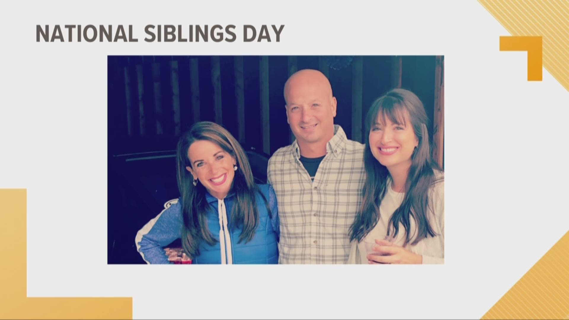 April 10, 2019: It's National Siblings Day! This morning our team introduced you to their family.