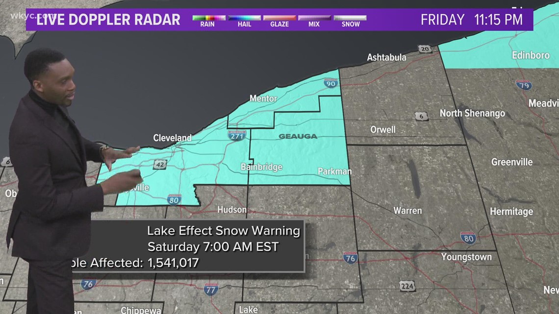 Lake snow expected to taper off in our Cleveland weather forecast