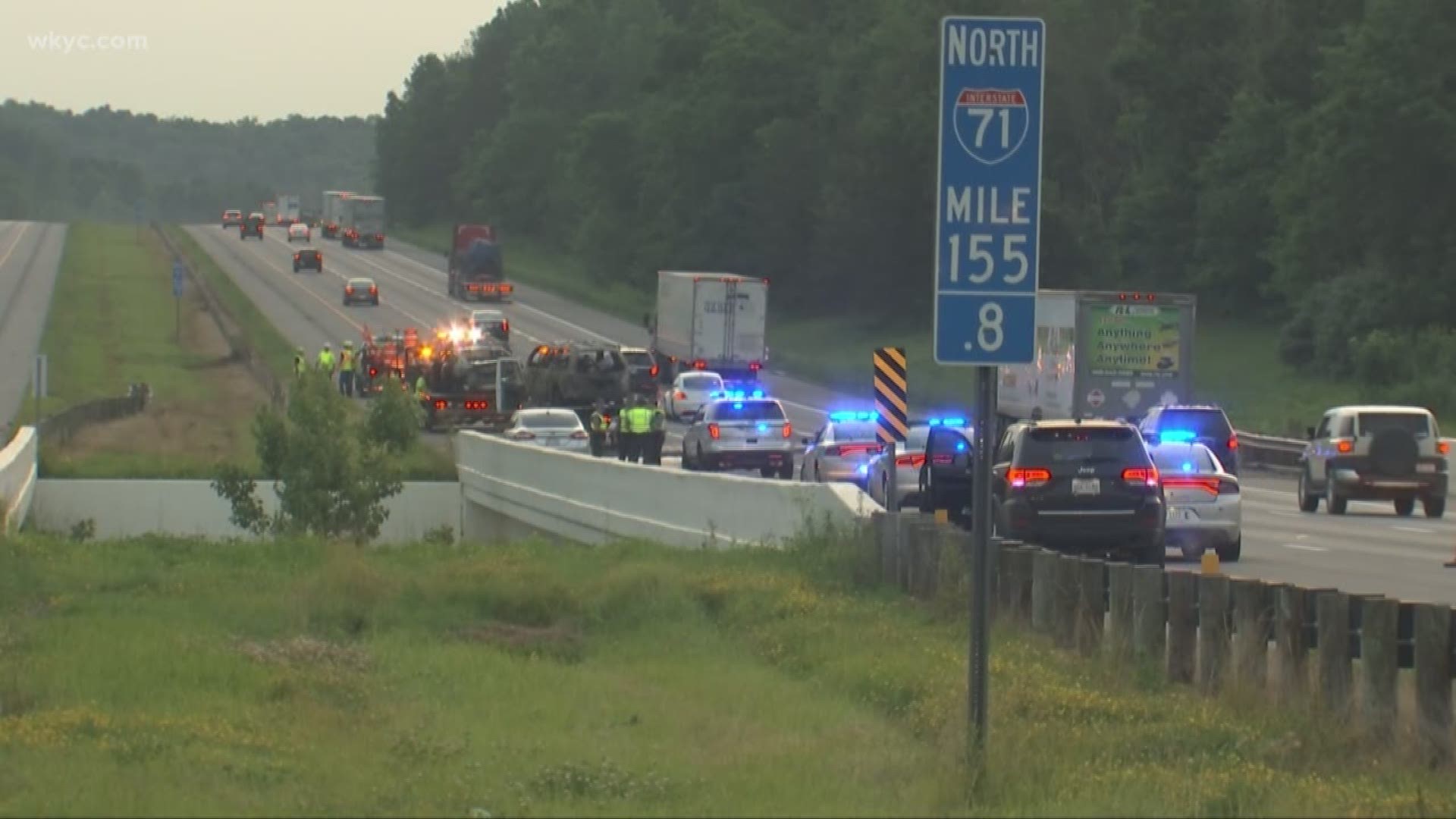 Ohio Trooper Among 3 Hurt In Fiery Head-on Crash Along I-71 | Wkyc.com