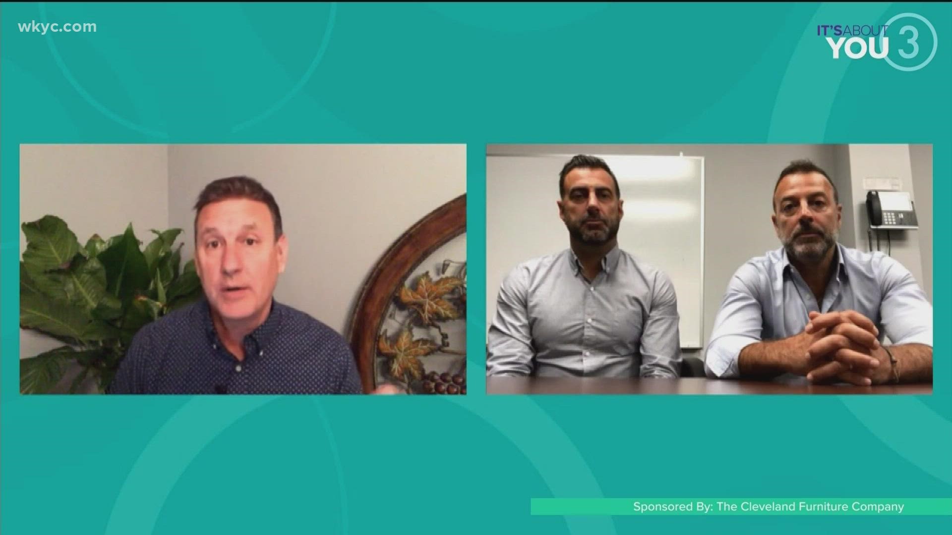 Joe is talking with Jason Cirino & Paul Cirino, from Cleveland Furniture Company, about their incredible inventory of furniture that will look great in your home!