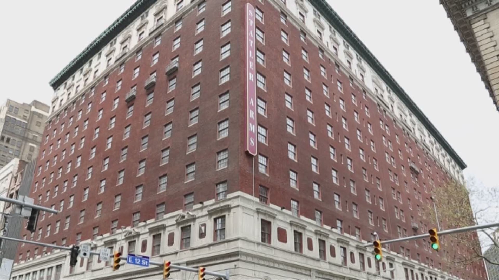 New apartments in old Statler Arms Hotel have given majestic hotel site a new look and life.