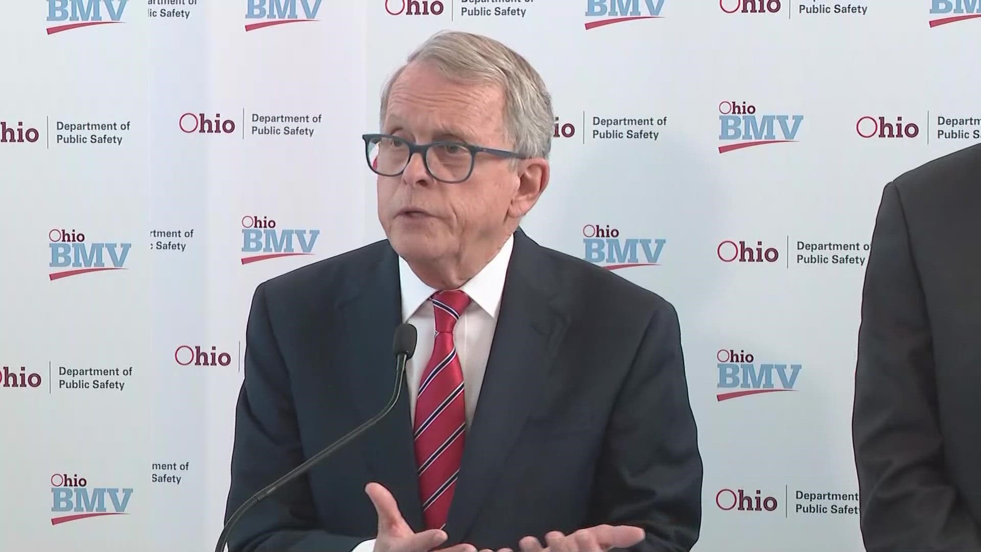 Ohio Gov. Mike DeWine addresses President Joe Biden's request to have the state gas tax dropped for three months.