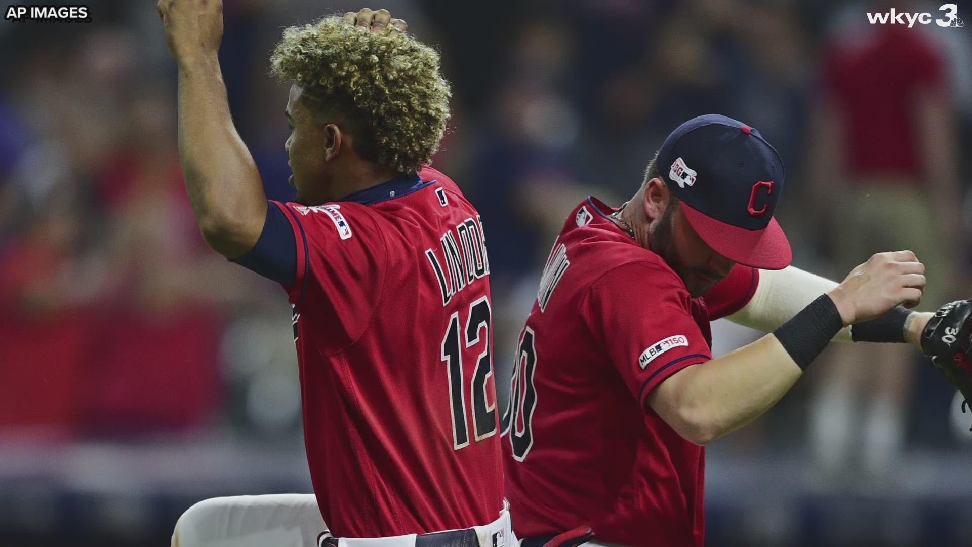 Cleveland Indians have fun with FaceApp before winning against