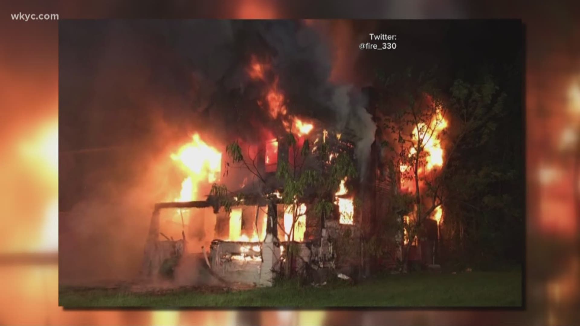 Officials investigating akron house fire