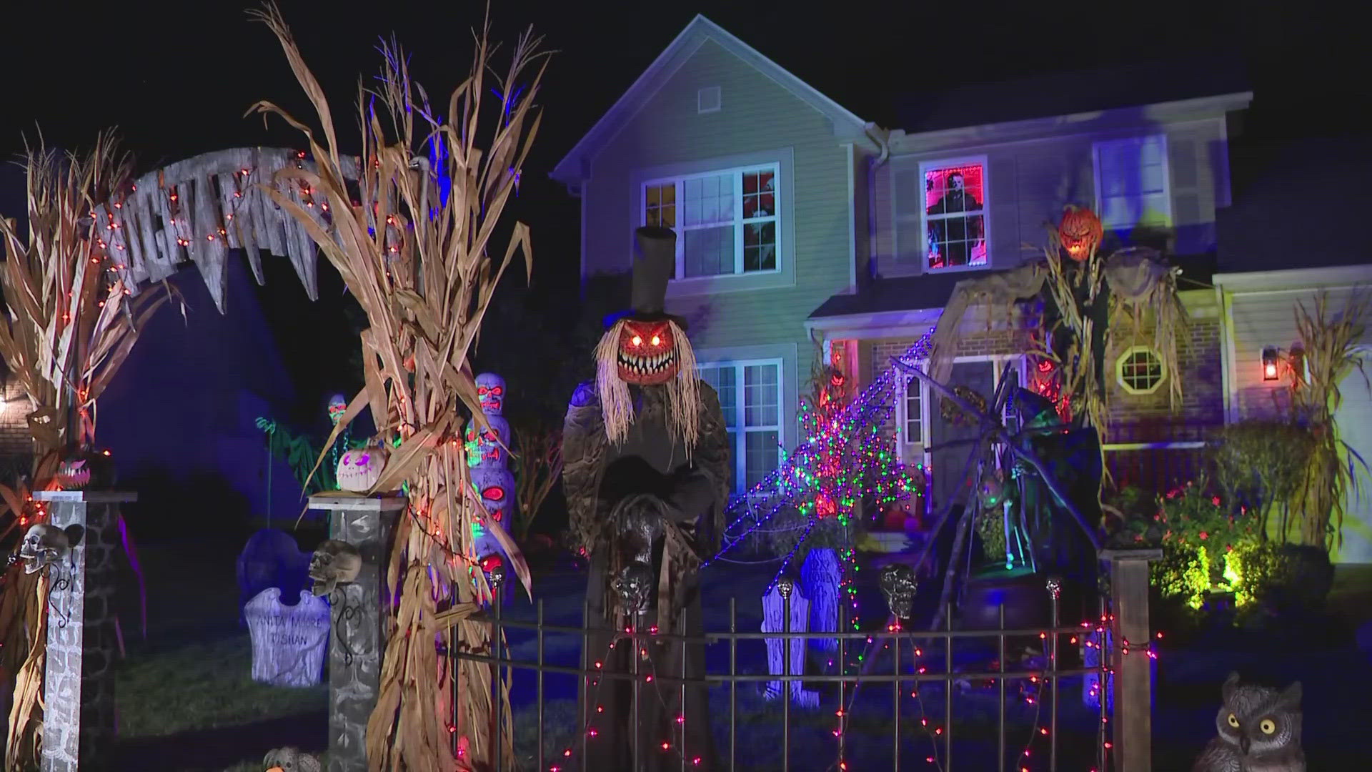 Spooky Halloween display on Cornwallis Court in Medina | wkyc.com