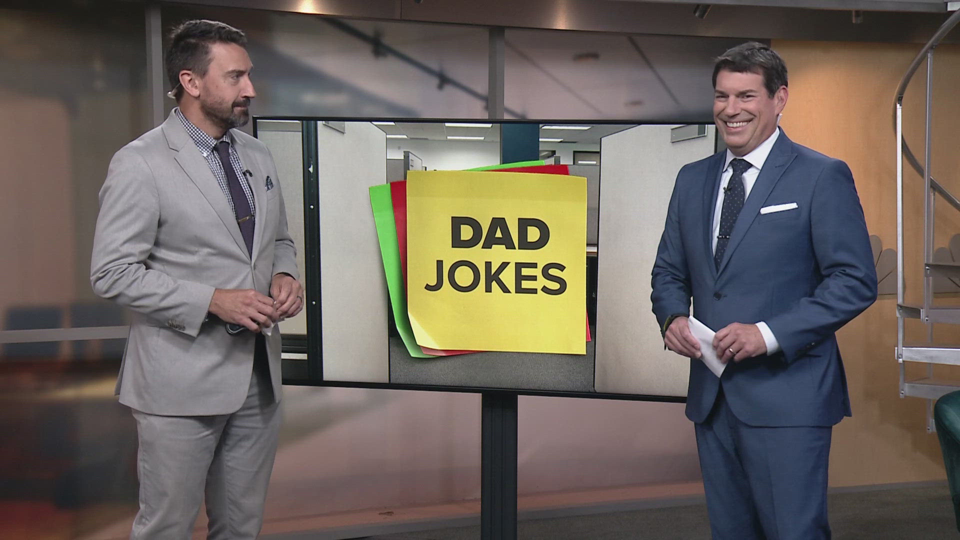 Need a smile? Check out these dad jokes with Matt Wintz and Dave Chudowsky at WKYC Studios in Cleveland.