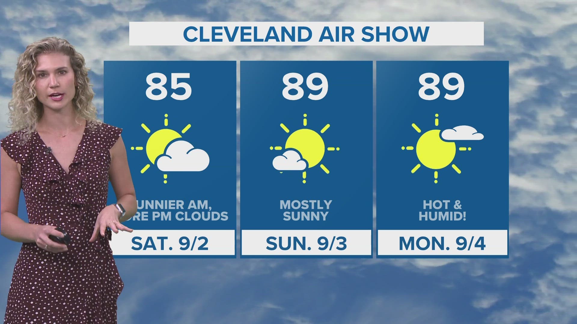 Cleveland weather Feeling summery for the unofficial ending of summer