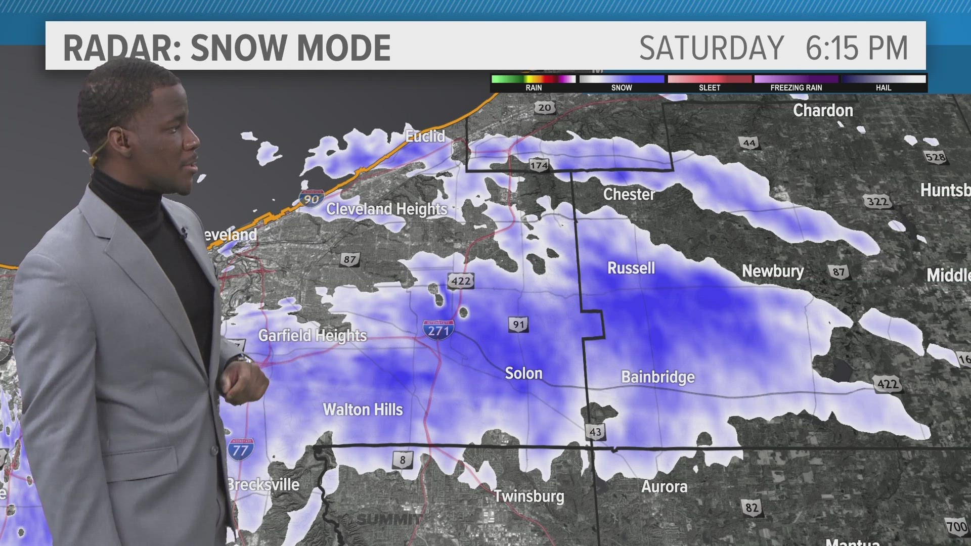 Chilly weekend with some lingering lake effect