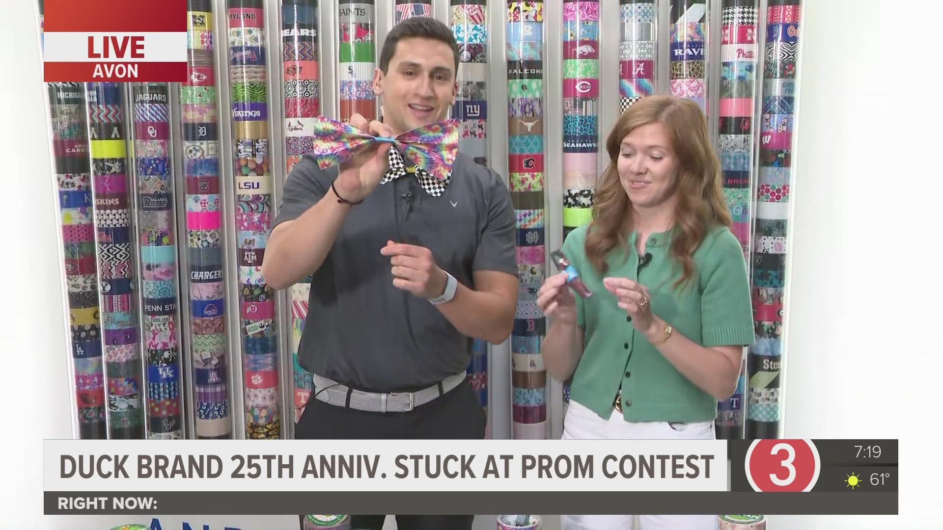 For 25 years, Duck Brand has held a scholarship contest that invites students to create their own Prom dress or tuxedo out of Duck Tape.