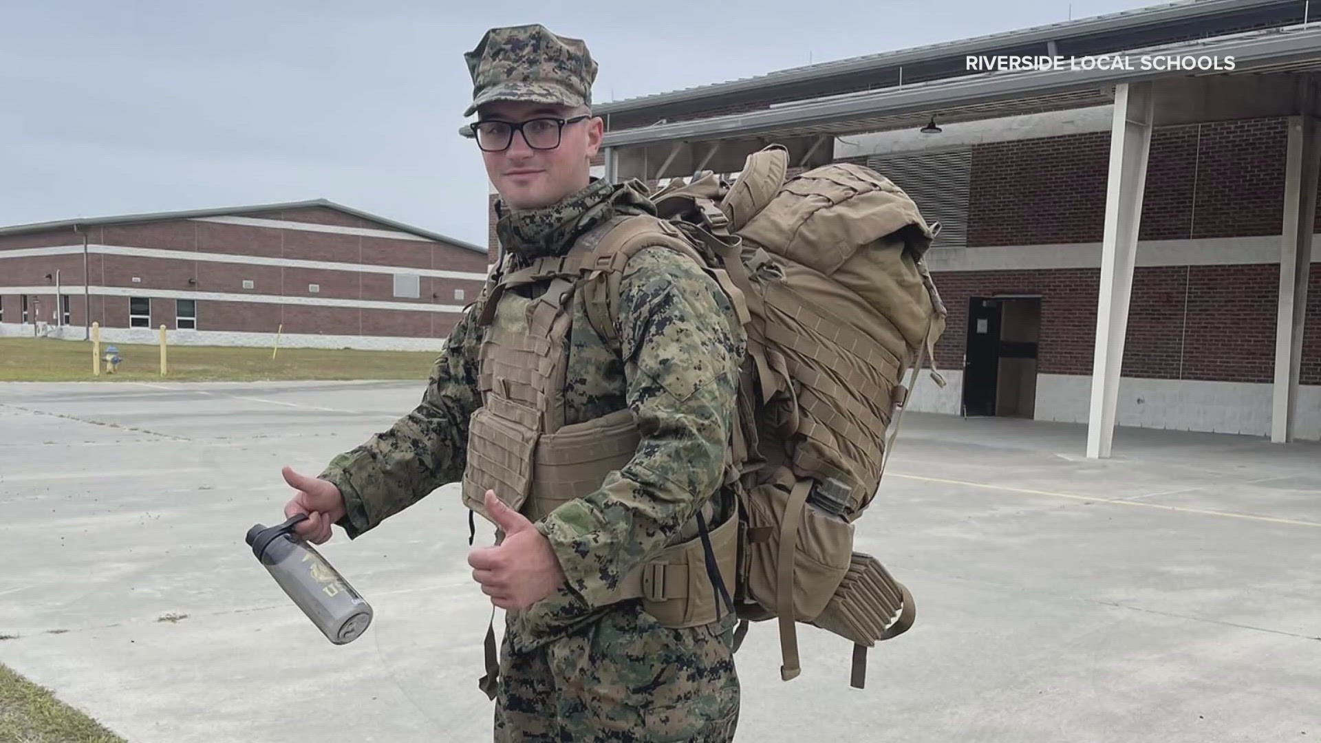 Lance Corporal Austin Schwenk, a 2022 graduate of Riverside High School in Painesville, was killed on Oct. 18 at Camp Lejeune, North Carolina.