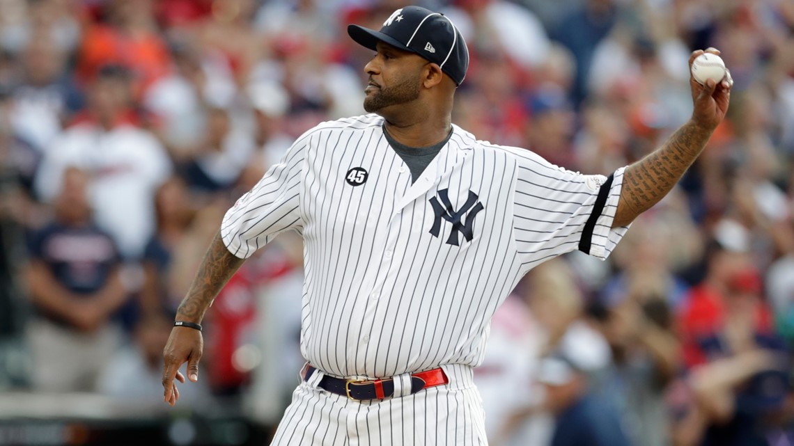 Watch: CC Sabathia throws out first pitch at 2019 MLB All-Star Game