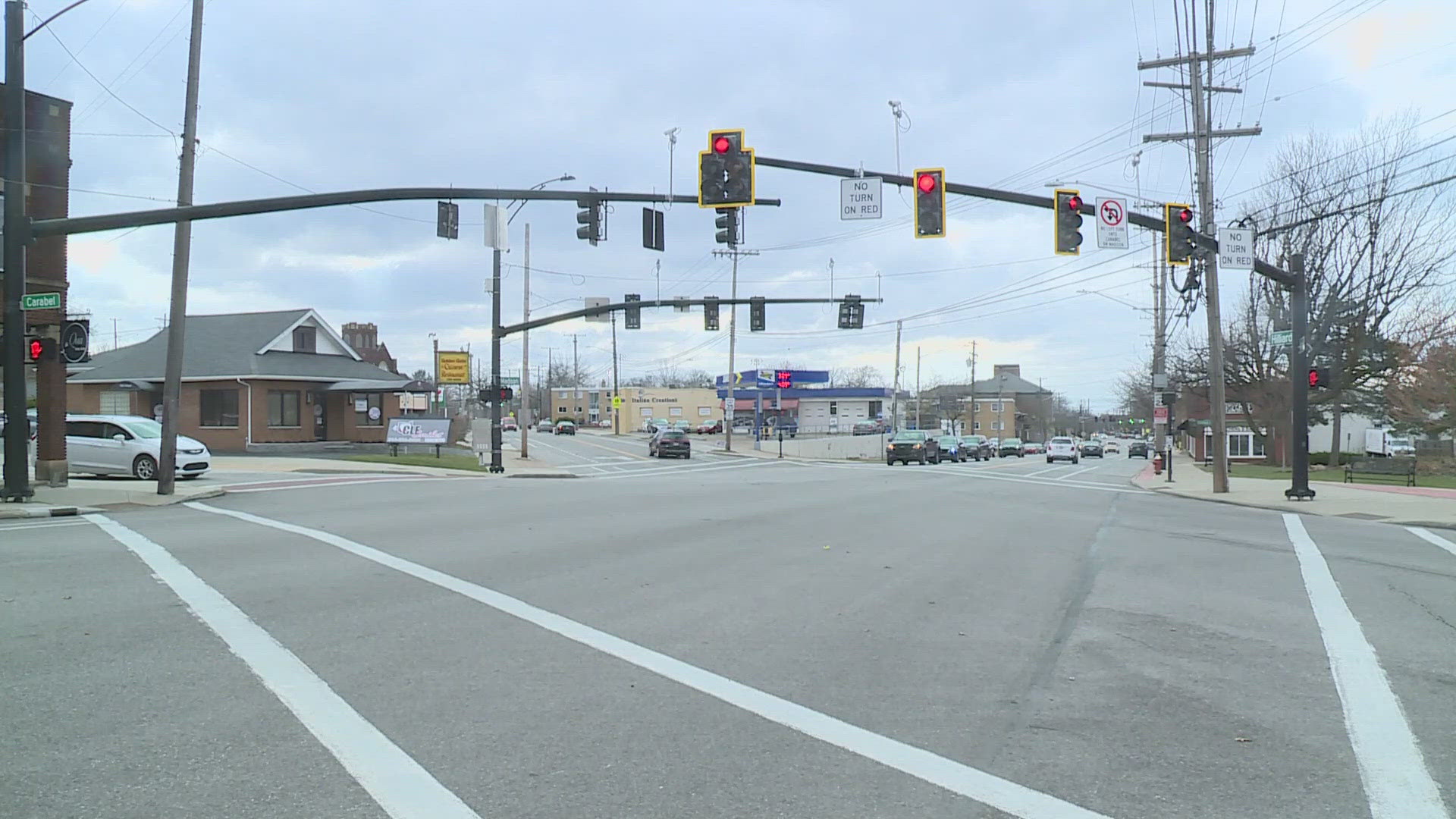 Safos died in December after being hit at the Madison-Hilliard intersection. Monday's collision did not result in life-threatening injuries, officials said.