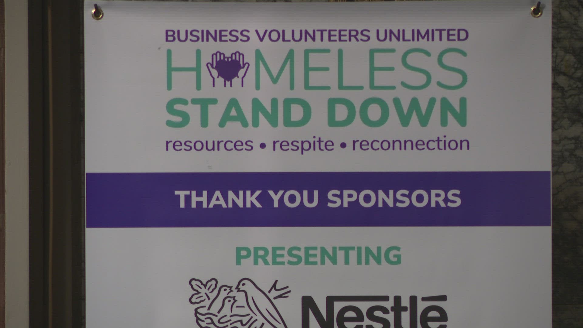 The event, put on by Business Volunteers Unlimited, is expected to help close to a thousand homeless people.