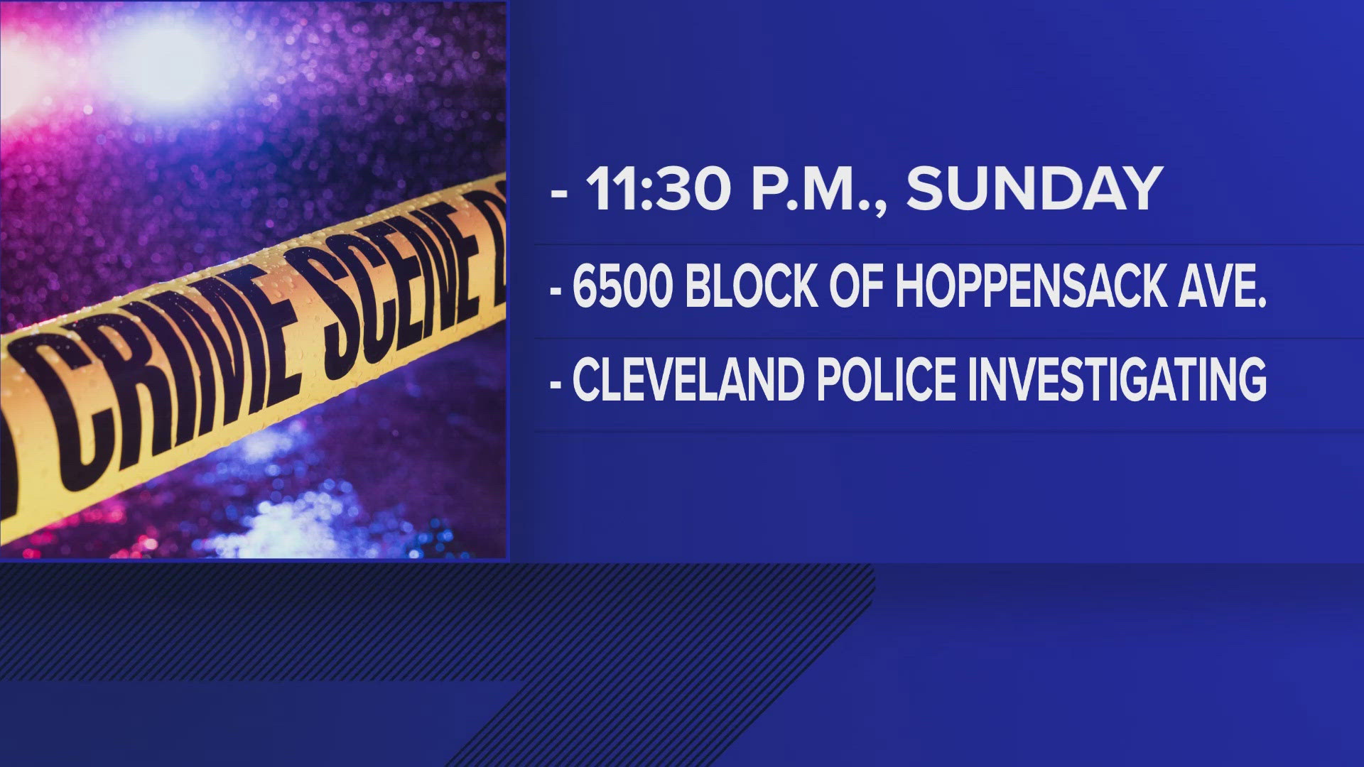 Teenage boy killed in Cleveland shooting on Hoppensack Avenue | wkyc.com