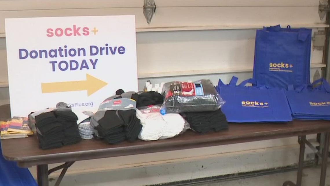 Community West in Northeast Ohio: Collecting socks to help the homeless
