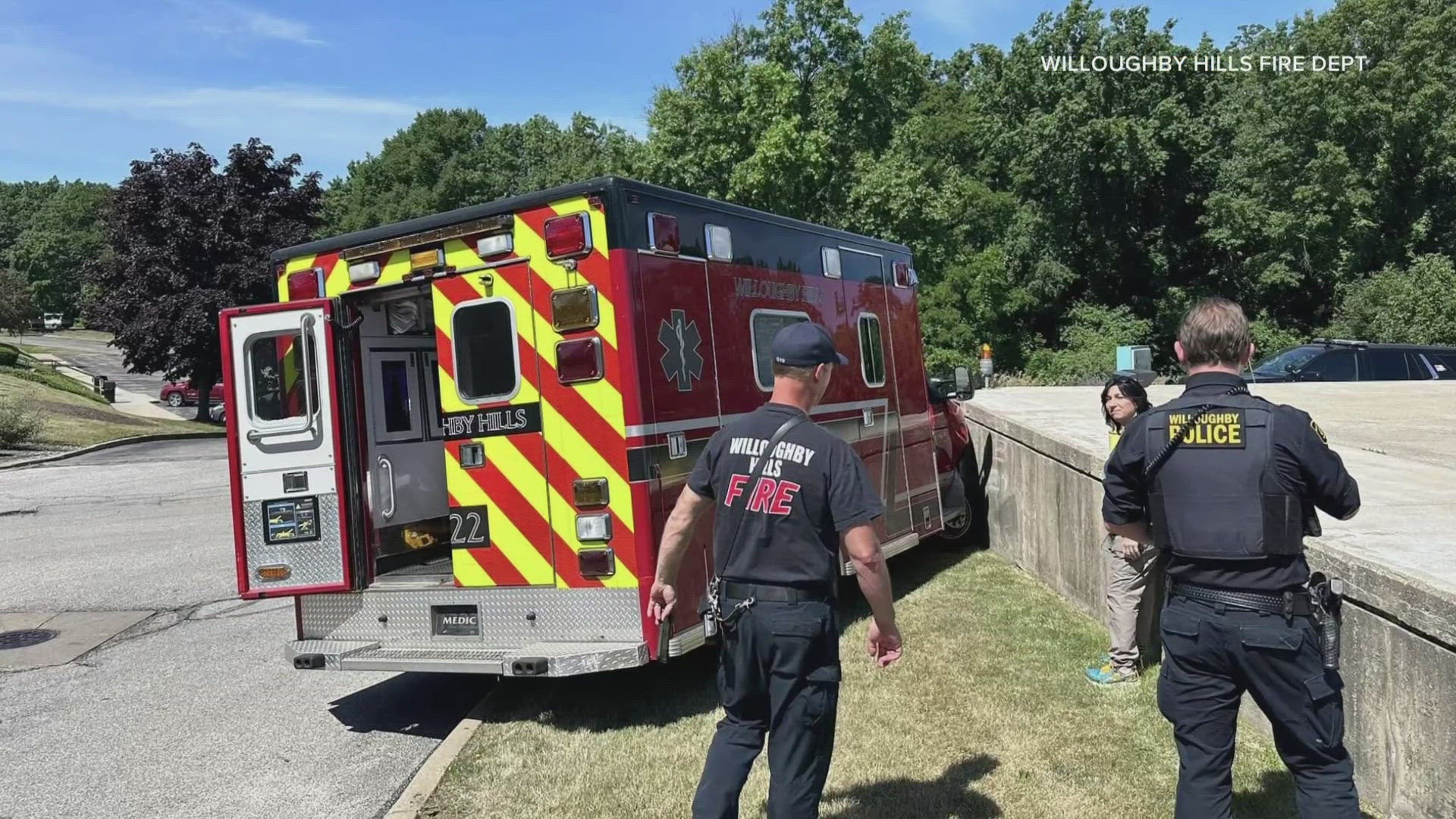 Willoughby Hills firefighter/paramedic Brian Paladino jumped into action on Sunday to prevent the theft of an ambulance.