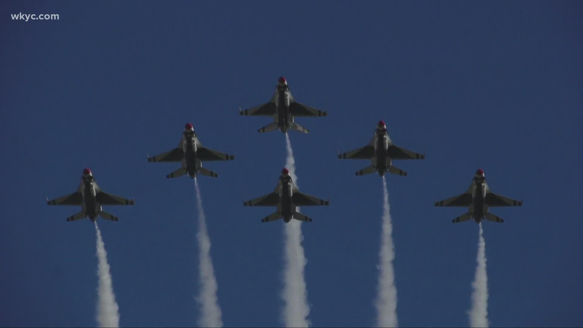 The Air Force Thunderbirds were out practicing Friday ahead of the main event this weekend!