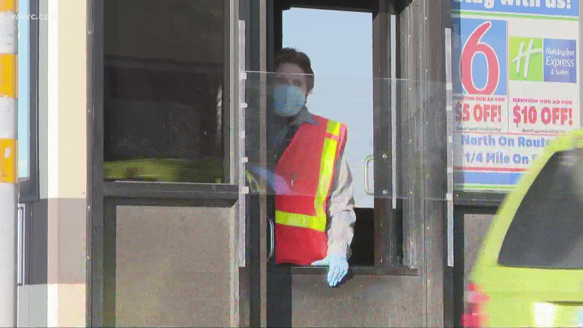 Working on the frontlines during a pandemic takes a lot of sacrifice, and the Ohio Turnpike toll workers are using new safety measures to keep drivers safe.
