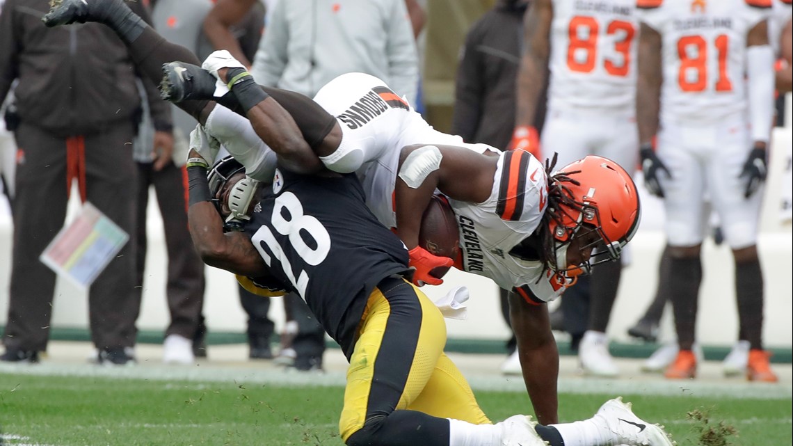 Cleveland Browns trail Pittsburgh Steelers, 7-0, after first quarter at  Heinz Field