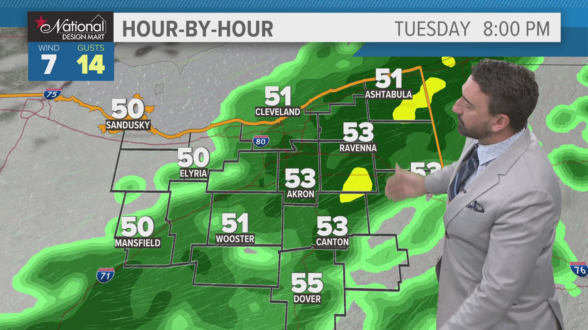 Rain is on the way. 3News' Matt Wintz has the hour-by-hour details in his morning weather forecast for Tuesday, April 23, 2024.