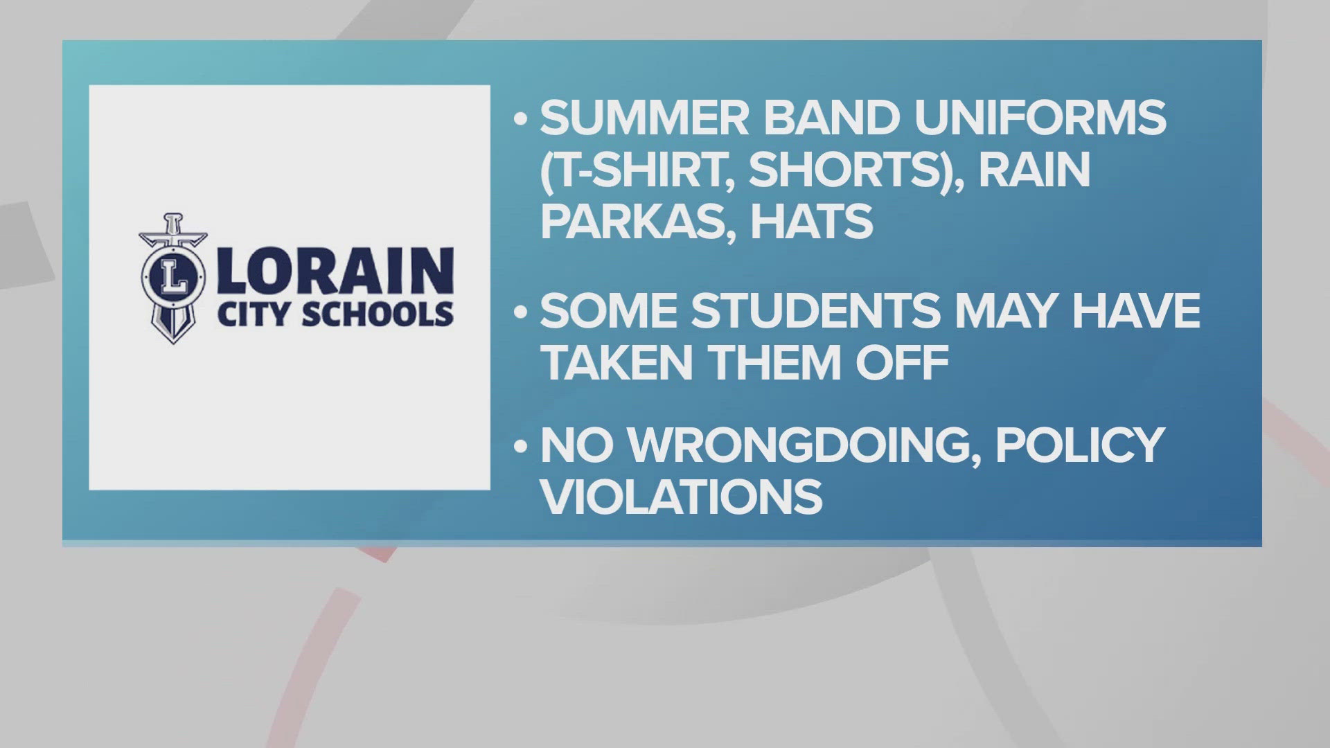 The district said the students were sent home with their families after being evaluated and that there is 'no indication that the students did anything wrong.'