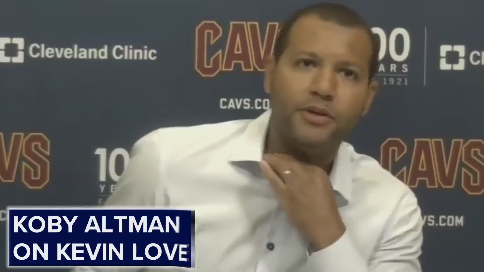 Cavaliers' General Manager Koby Altman discusses the future of Kevin Love in Cleveland.