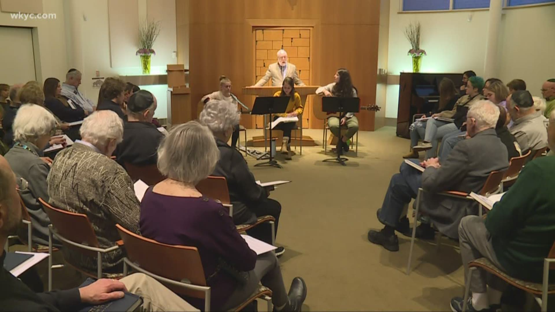 Temples all across the country are holding "Show Up for Shabbat" events. That included Temple Emanu El in Orange Village.