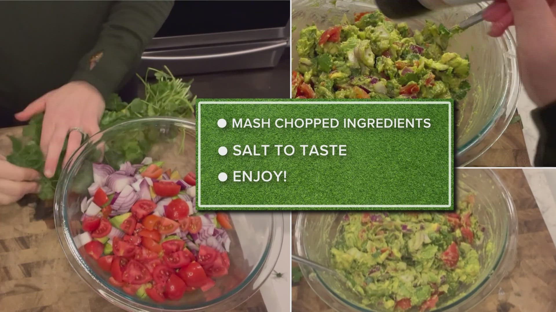 It's a simple recipe to make your own fresh guacamole for your big Super Bowl party.