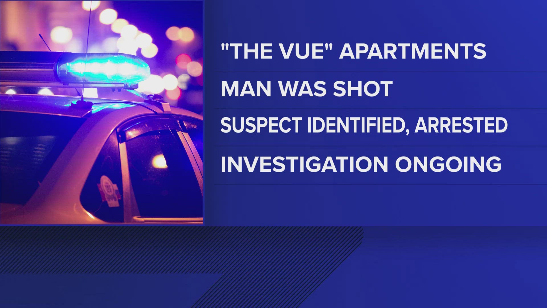 Police believe this was an isolated incident and say there is no ongoing threat to the community.