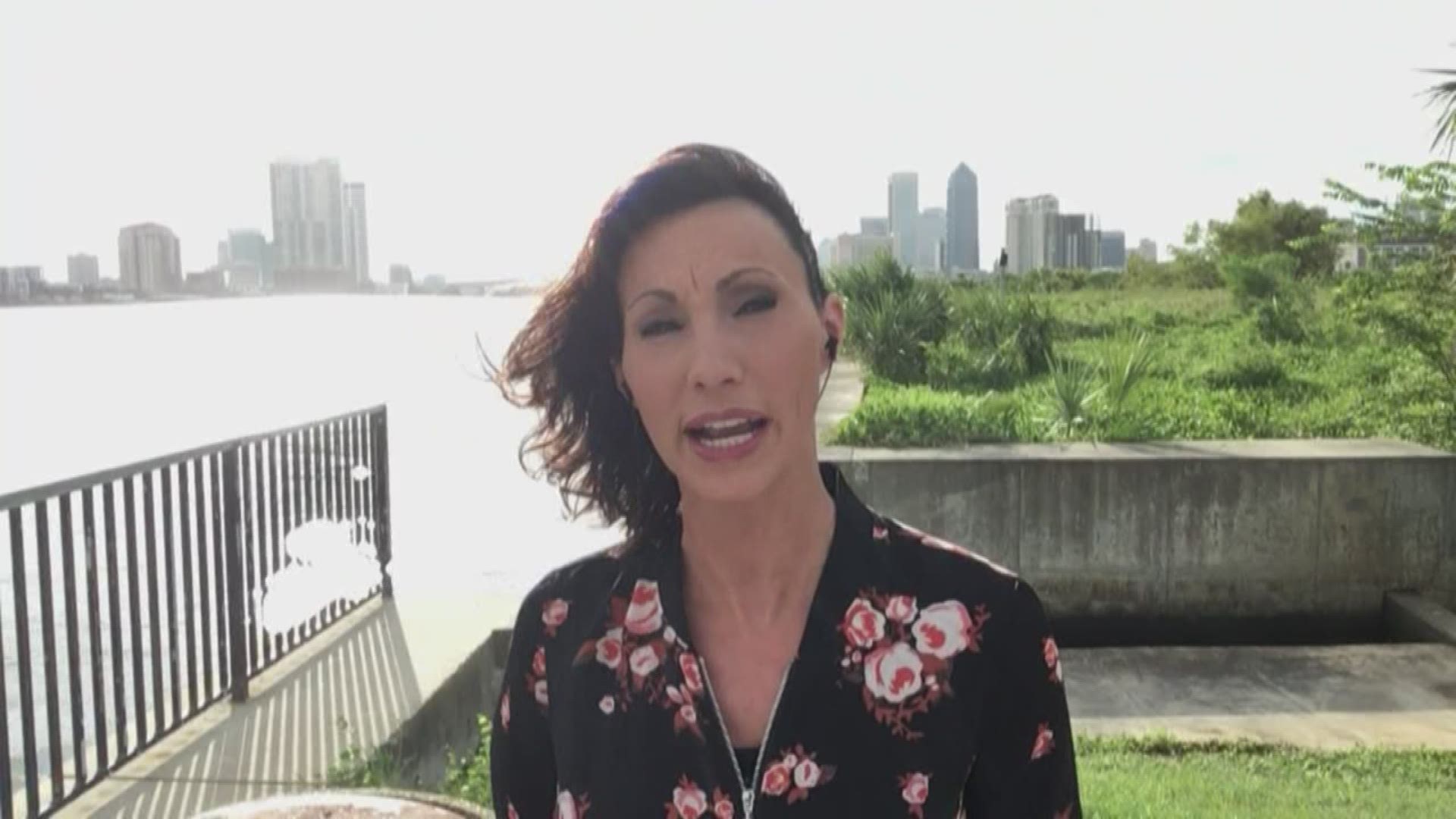 Chief Meteorologist Betsy Kling checks in from Jacksonville, Florida, where residents are suffering from 'storm fatigue' waiting for Hurricane Dorian to strike.