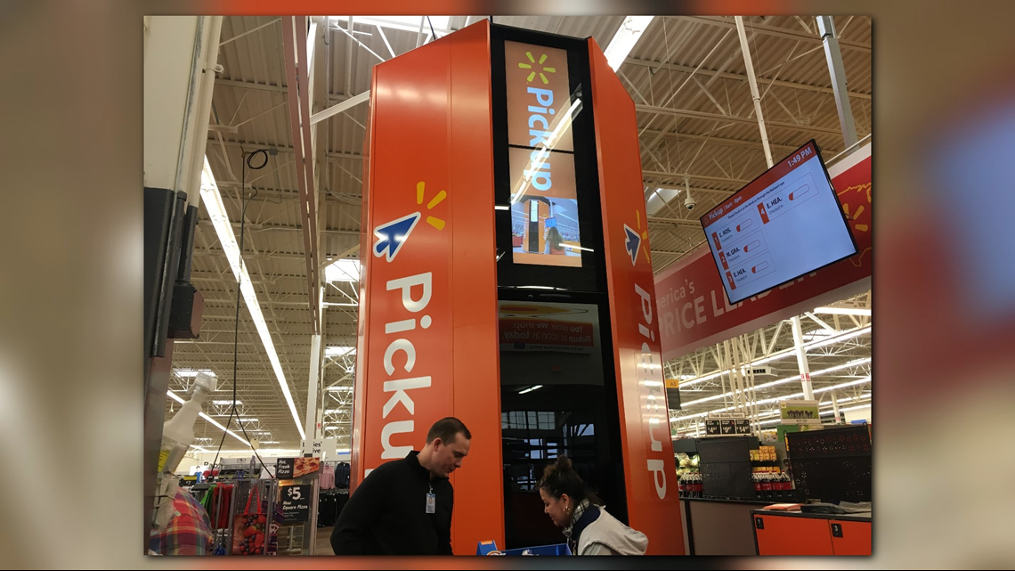Walmart unveils pickup tower in Steelyard Commons