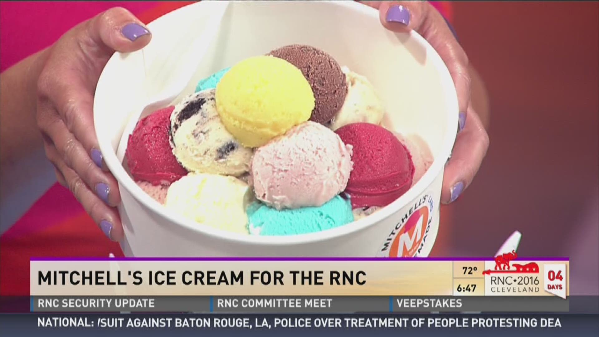 Mitchell's Ice Cream For The RNC