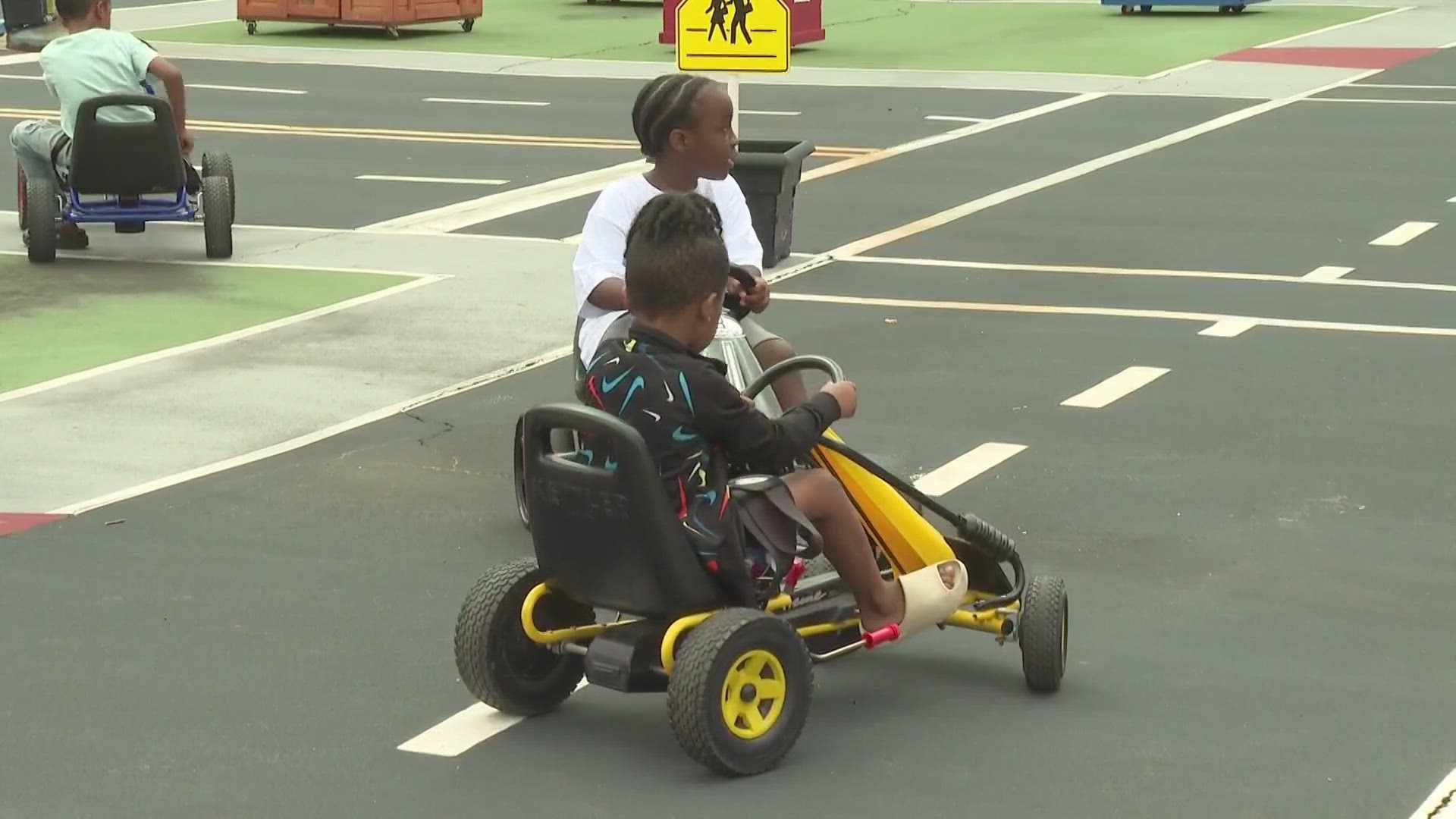 The pedal cars are worth about $150 each. They were recently spotted near the Wolf's Cove Apartment Complex on Solon Rd, less than a mile from Bedford's Safety Town.